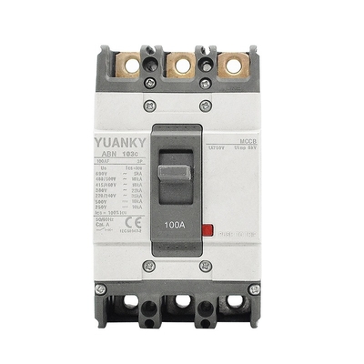 el caso moldeado disyuntor 800amp 500V/690V de 2P 3P 4P MCCB valoró el voltaje 50/60Hz valoró frecuencia